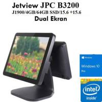 ZETRONIC ZP-750 J1900/4GB/64GBSSD/15.6''+14'' ÇİFT EKRANLI DOKUNMATİK AIO - 1